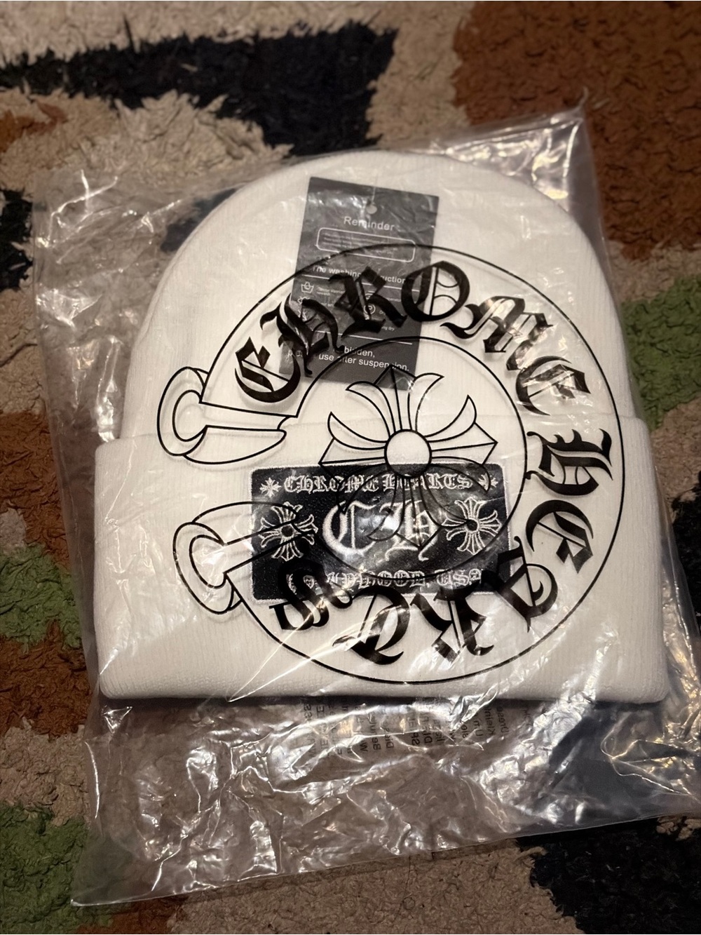 Chrome Heart Unisex Beanie